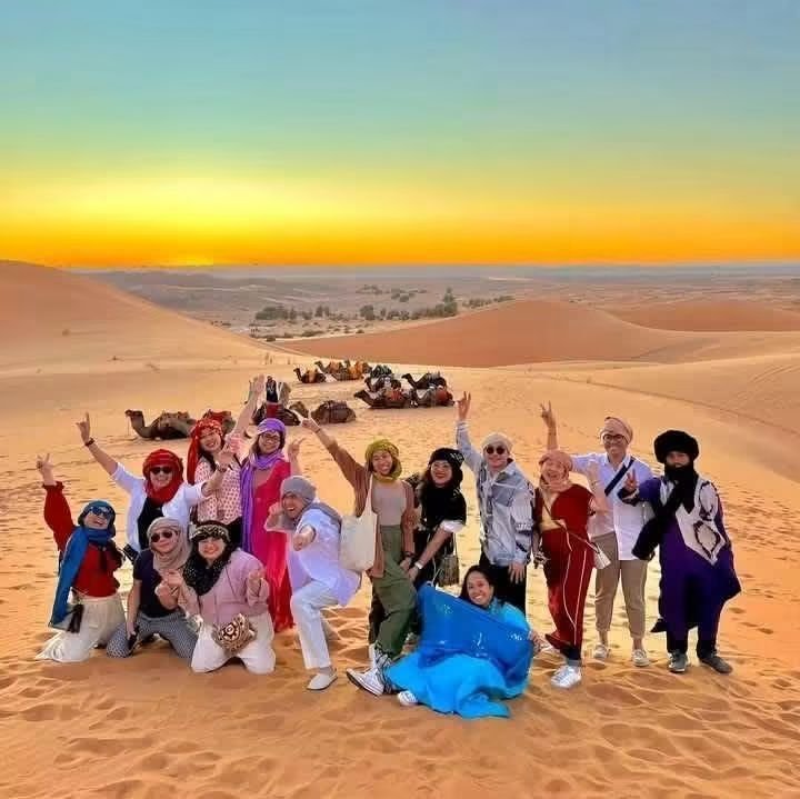 camel trek merzouga