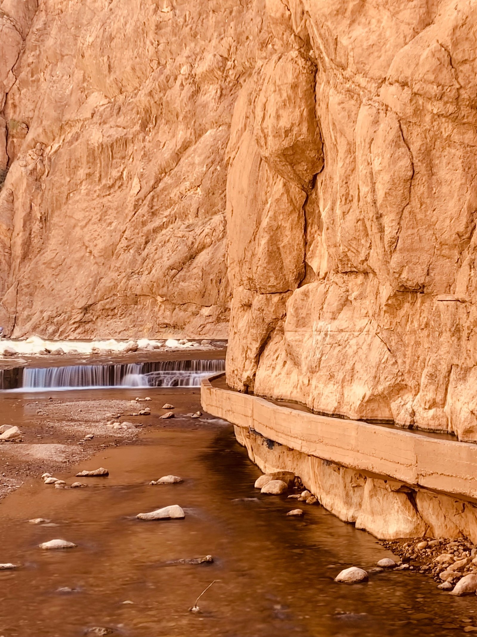 Todra Gorge canyon in Morocco's High Atlas Mountains