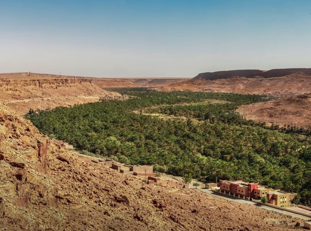 Ziz Valley and Atlas Mountains near Errachidia, Morocco
