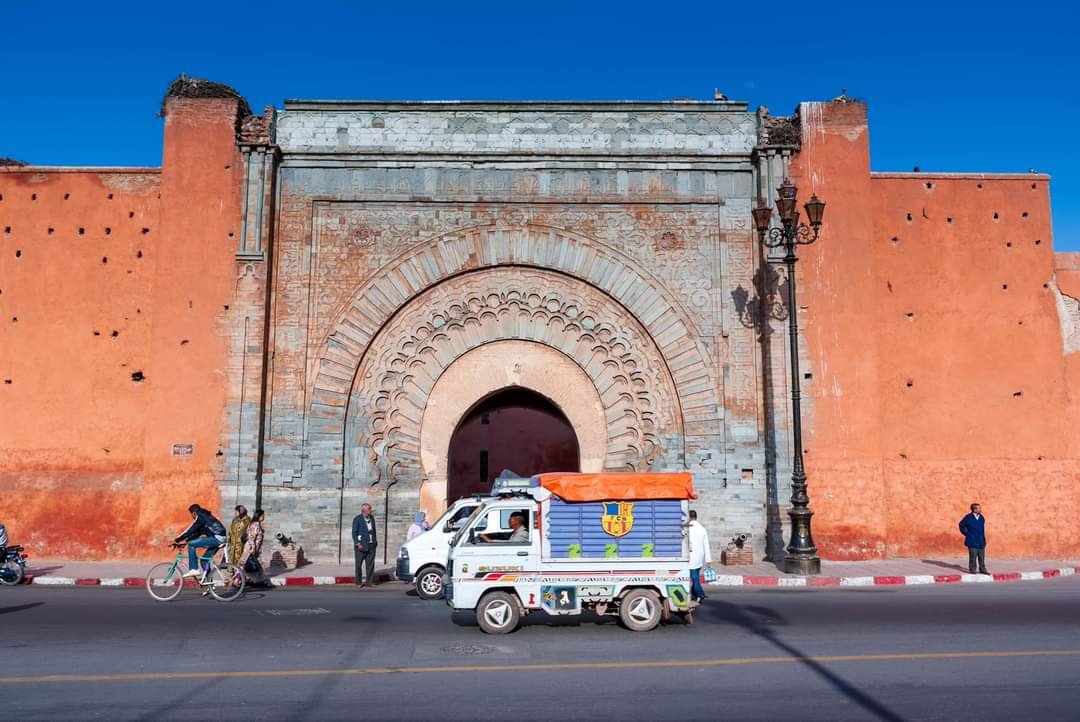 Marrakech city gates and historic medina
