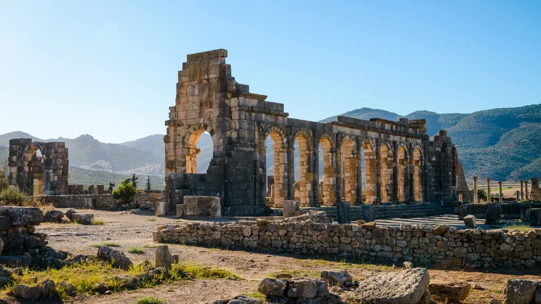Volubilis Roman ruins near Meknes, Morocco